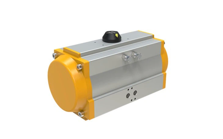 Неуспешно затваряне на пневматичен задвижващ механизъм с рейка и пиньон